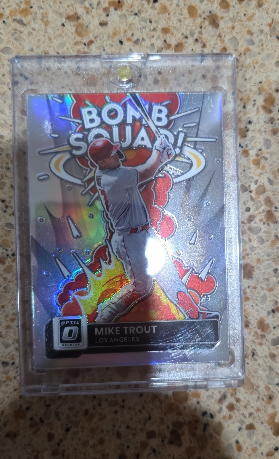2022 Panini Donruss Optic - Bomb Squad Mike Trout #BS-8 Holo Prizm