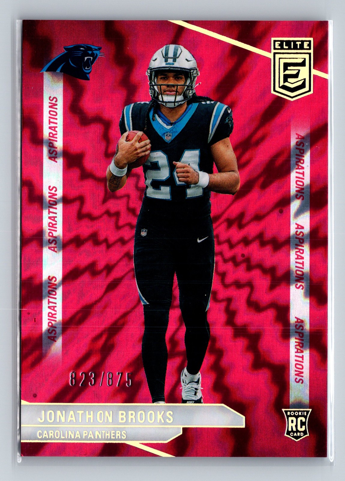 2024 Donruss Elite #104 Jonathon Brooks Aspirations Shimmer #/875