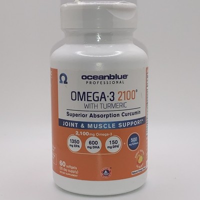 Professional, Omega-3 2100, Natural Orange, 60 Softgels Exp 8/24