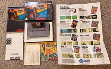 Rival Turf  Complete In Box Super Nintendo Bonus Poster