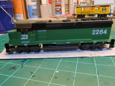 #ad #ad #141 ho athearn Burlington Northern Diesel engines New Old stock $60.00