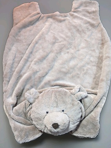 Pottery Barn Kids Bear Critter Plush Play Mat Nursery Rug Furry Bearhide 