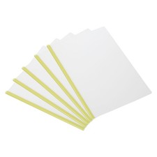 Report Cover with 8 mm Slide Grip Binding Bars, 5 Pcs 50 Sheets Capacity, Yellow