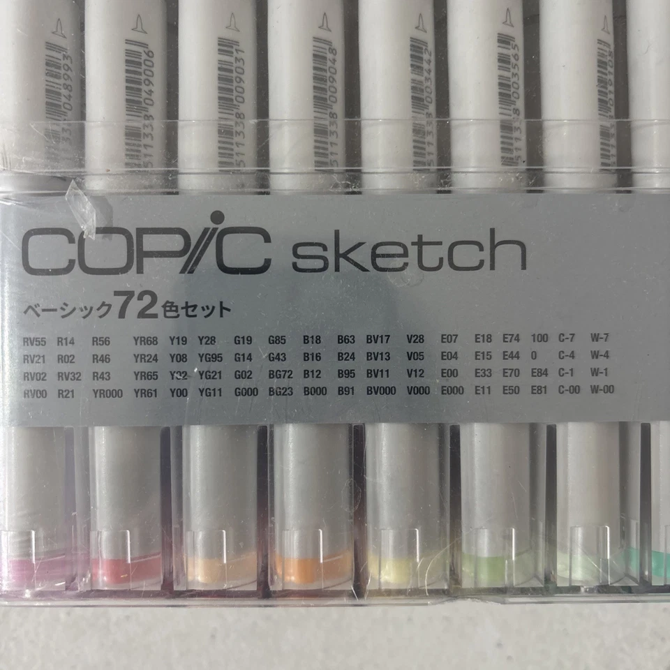 Original: Brandneu Versiegelt. Zu Copic Sketch Marker Basic 72 Farben Set - Bild 2 von 4