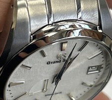 Grand Seiko White "Snowflake" Heritage Spring Drive Titanium Men's Watch SBGA211 10