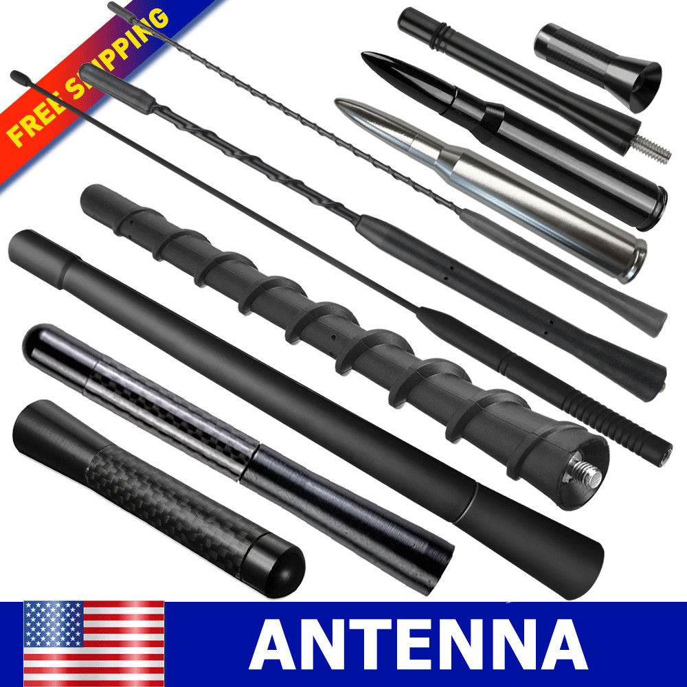 16" inch Antenna Mast Black Power Radio AM/FM for TOYOTA TACOMA 1995-2016 7"/9"