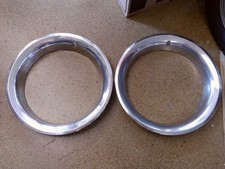 Trim Rings Pair 1973-87 Chevy-gmc Truck-k5 Blazer Rally Wheel 15 Beauty Rings