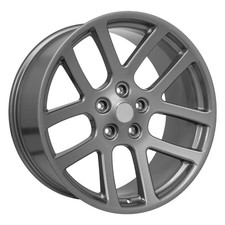 Oe Wheels Dg51-22100-5550-25g 22 Replica Dg51 Fits Dodge Ram 22x10 Gunmetal Oe Wheels Dg51-22100-5550-25g 22 Replica Dg51 Fits Dodge Ram 22x10 Gunmetal