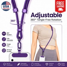 Universal Cell Phone Carrying Lanyard Leash Lanyard Crossbody Neck Strap