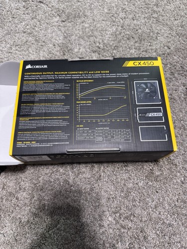 Corsair CX450 450W 80PLUS Bronze Power Supply - Black - Photo 3/4