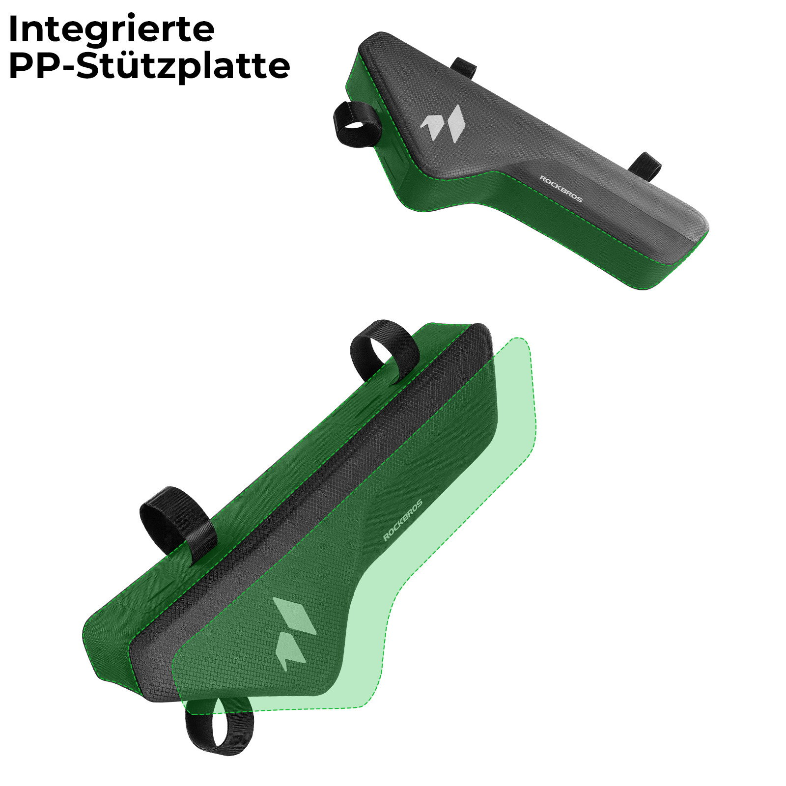 Borsa telaio Rockbros 1,9 L impermeabile per bicicletta foto 4