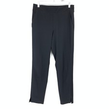 Athleta Brooklyn Ankle Pant Womens Size 6 Black Pull On Waist Slim Leg