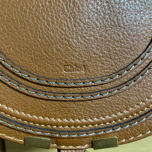 Chloe kleine Satteltasche hellbraun 19×14cm authentisch Designer Luxus kultig Vintage - Bild 3 von 10