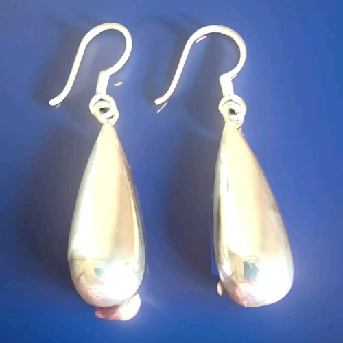 Pendientes lágrima colgantes de plata de ley Erick's Taxco.925 - Imagen 1 de 8