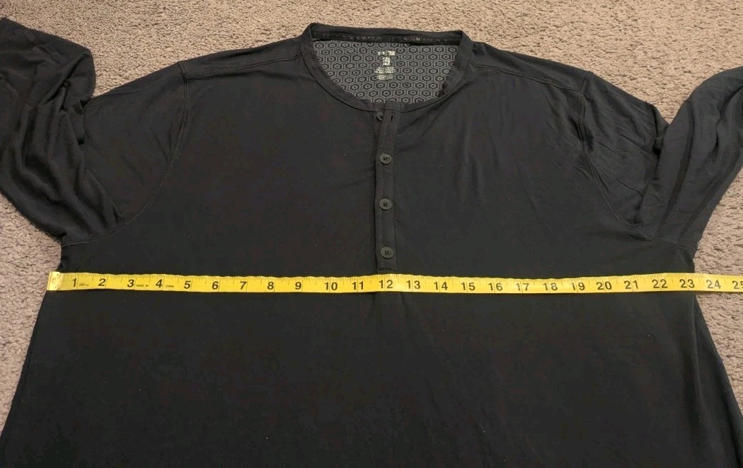 Under Armour Tom Brady TB12 Athlete Recovery Sleepwear Black Shirt Men's 2XL thumbnail 7