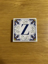 Ghibli Studio Spirited Away Z Alphabet Tile  MIB  Ceramic  Rare