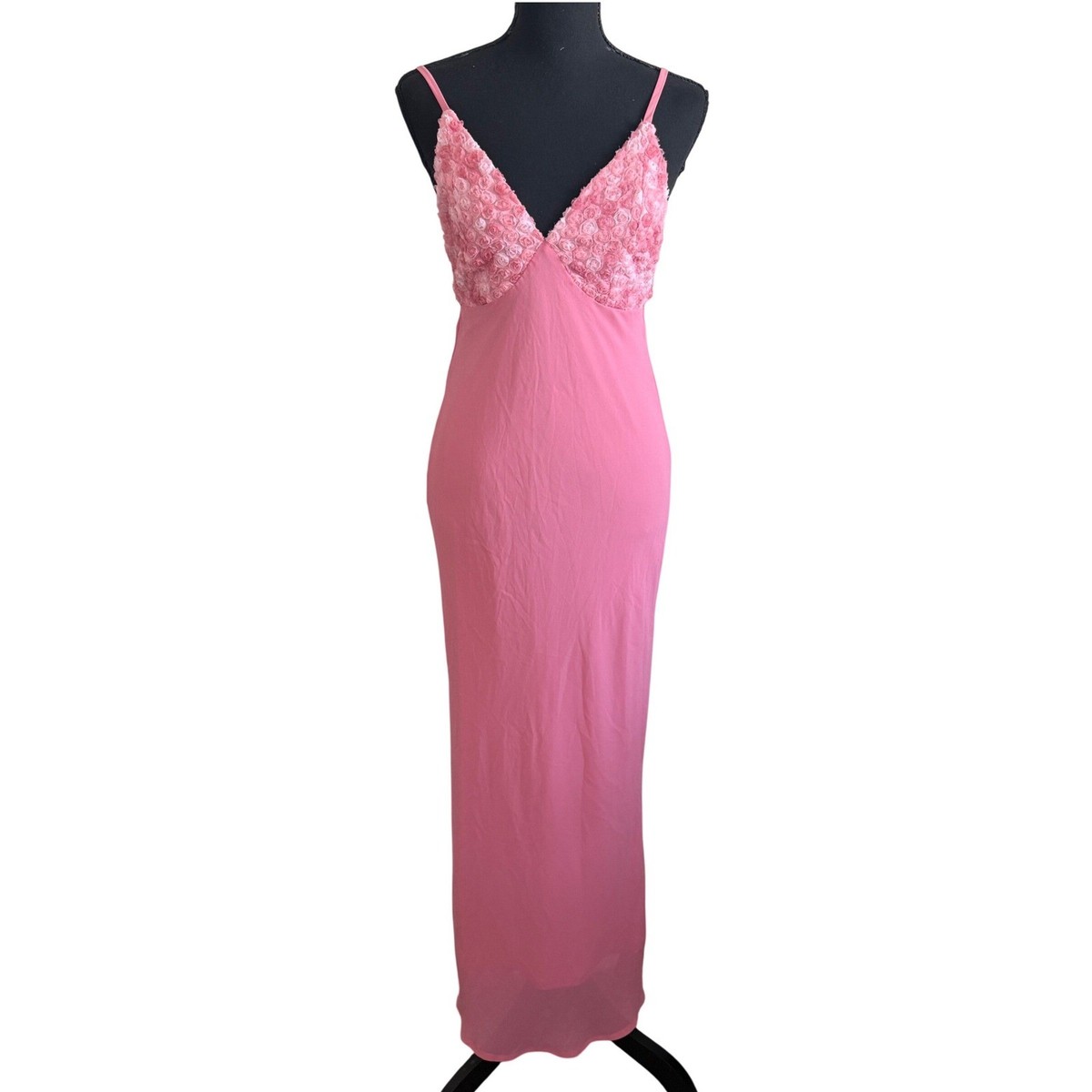 Wild Fable Womens Y2K Babydoll Maxi Dress XS Coquette Pink Floral Cottage  Formal | eBay