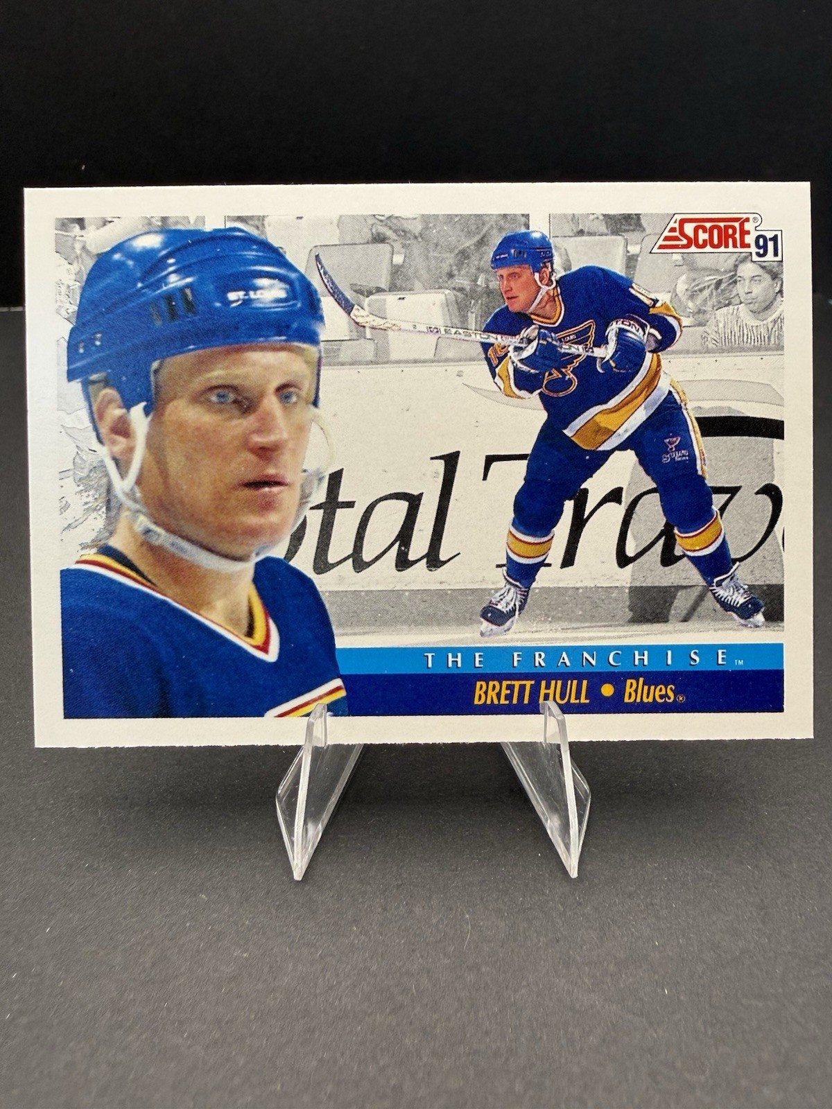 Brett Hull #367 Score The Franchise NHL Hockey 1991 St. Louis Blues