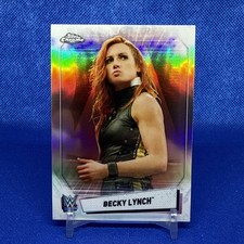 Becky Lynch 2021 Topps Chrome WWE Refractor #8 Pro Wrestling Trading Card