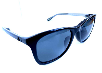 Authentic New Polarized Dunhill SDH054 BLKP Black 53mm Men's Sunglasses