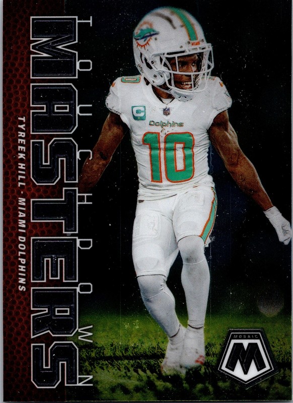 Tyreek Hill #TM-TH 2023 Panini Mosaic Touchdown Masters Miami Dolphins