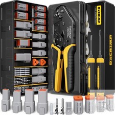 Deutsch DT Series Connector Crimping Tool Kit, 2/3/4/6 Pin Waterproof Automotive