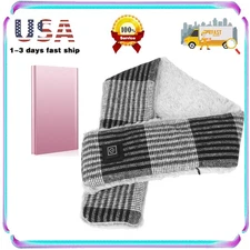 Heated Neck Scarf for Neck Warmer Rechargeable Electric Heated Neck w/ Battery