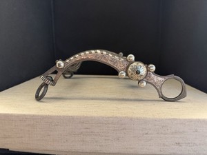 Ernie Marsh Beautiful Sterling (overlay) “5 Dot” Bit