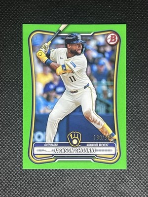 2026 Bowman #4 Jackson Chourio Lime Green Paper /399
