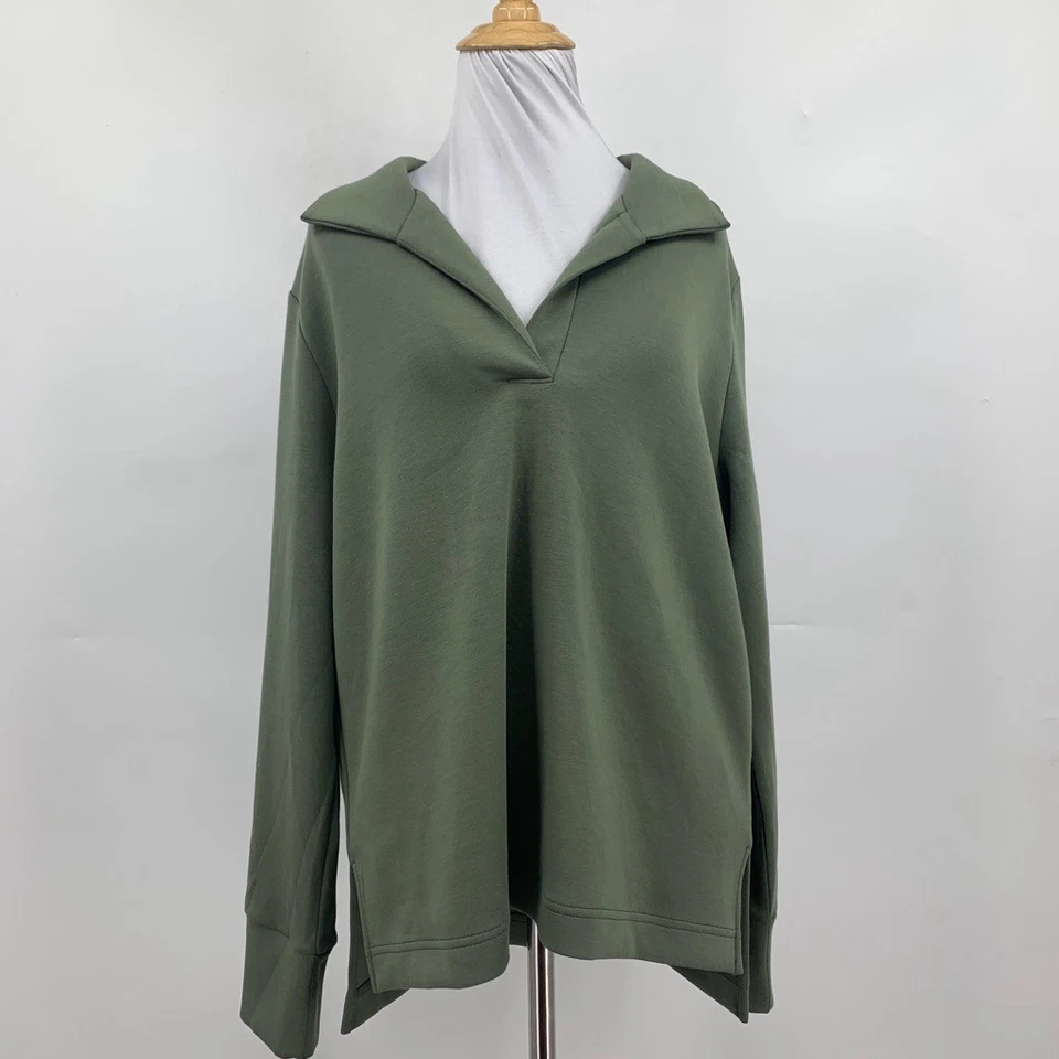 Tommy Bahama Sweatshirt Womens M Medium Ivy Palm Voyage Soft Breathable - Image 2 of 4