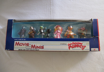 Vintage 1988 Muppets Movie Minis Set Metal Die Cast Figures (NEW SEALED)