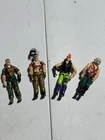VINTAGE GI JOE USED figure lot x4 ARAH 1980s parts or restore
