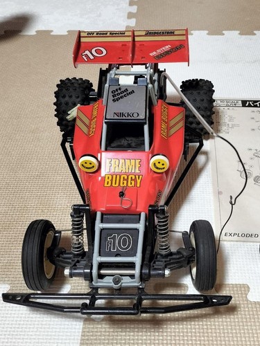 Nikko Bison F-10 Telaio Buggy R/C - Telecomando Fuoristrada Rosso - Usato - Foto 3 di 6