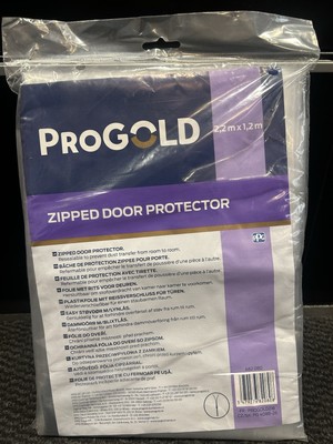 ProGold Türschutz mit Reißverschluss 2,2 m x 1,2 m wasserdicht staubdicht einfacher Zugang