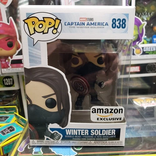 Funko Pop! Marvel Captain America Winter Soldier 838 Amazon Exclusive
