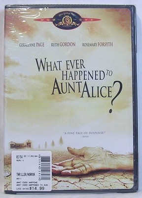 What Ever Happened to Aunt Alice? (DVD Brand New in original shrink wrap)