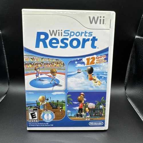 Wii Sports Resort (Nintendo Wii) Complete w Manual Tested/Works