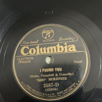 Red McKenzie Columbia 2587-D I Found You /im Sorry dear