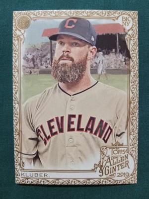 2019 Topps Allen & Ginter Corey Kluber #148 Hot Box Gold Border NM Free Shipping