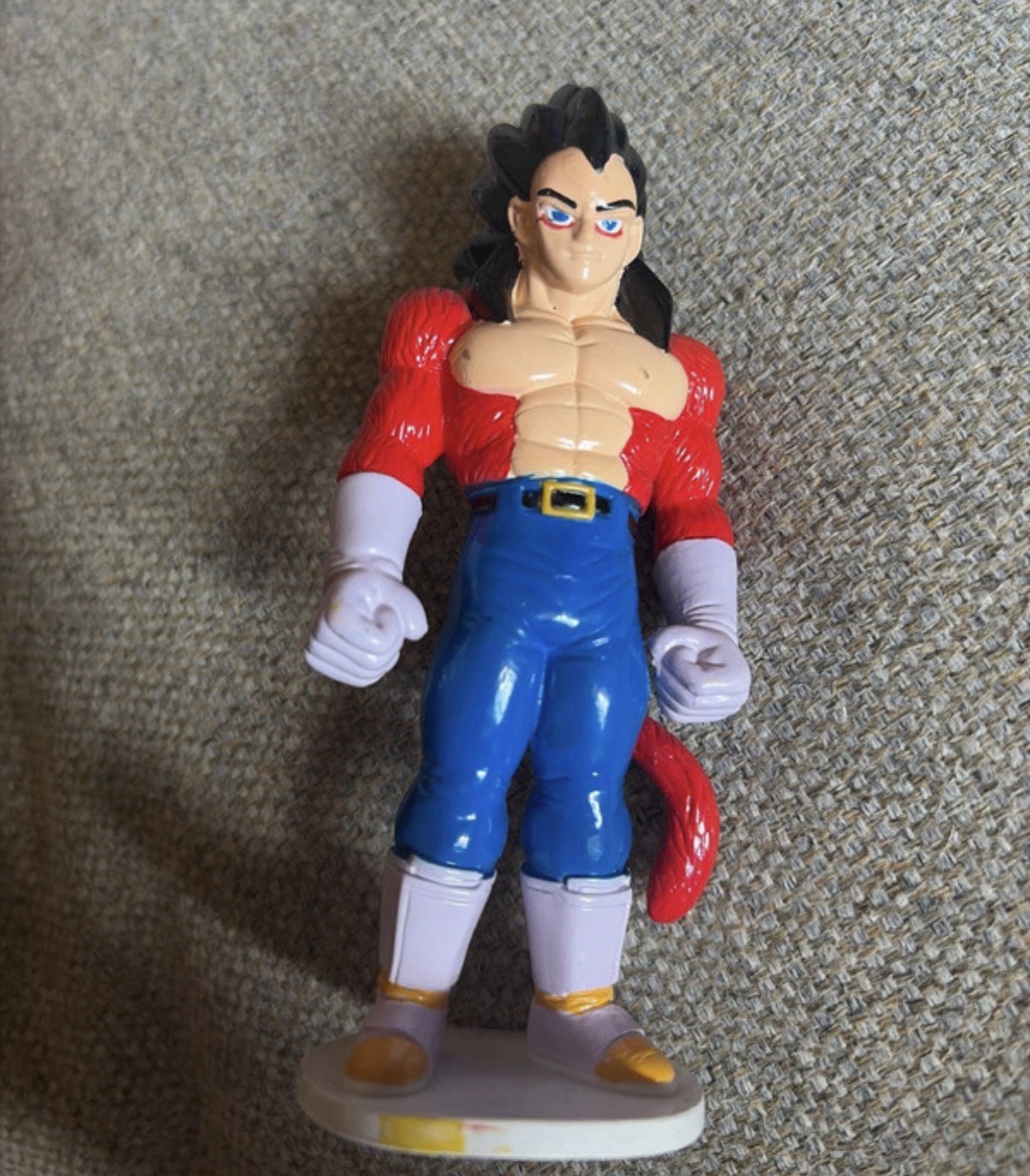 Action Figure Vegeta Dragon Ball GT Stile Anime con Base Personaggio