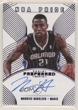2013-14 Panini Preferred NBA Pride Purple 6/10 Maurice Harkless #447 Auto fm0