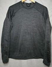 Bauer Hockey First Line Heathered Long Sleeve SweatShirt, Sz Small, Gray