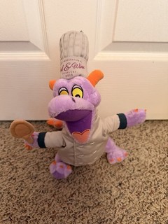 Disney 2015 Epcot Chef Figment Plush Food & Wine Festival Stuffed animal