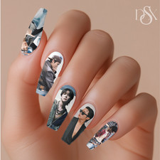 J-Hope Hobi BTS Nail Decals Water Transfer Nail Wraps K-pop Nail Art