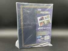 3-Ring Pioneer Photo Album 400 Pockets Hold 4x6 Photos, Navy Blue