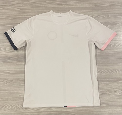 Nike 2021/22 Paris Saint Germain PSG Pink Soccer Jersey Football Mens Size Large - Picture 5 of 9