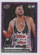 2022 Upper Deck AEW All Elite Wrestling Purple Pyro 51/199 Colt Cabana #2 0wu5