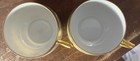 Vintage Hand-Painted Bohemian Porcelain Tea Cups with Gilt Trim — photo 2