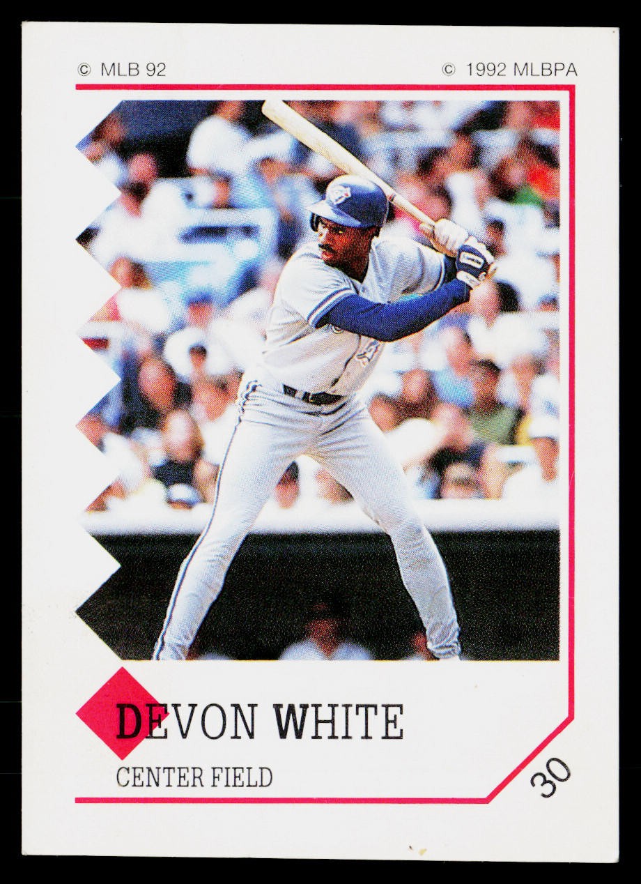 1992 Panini Stickers #30 Devon White