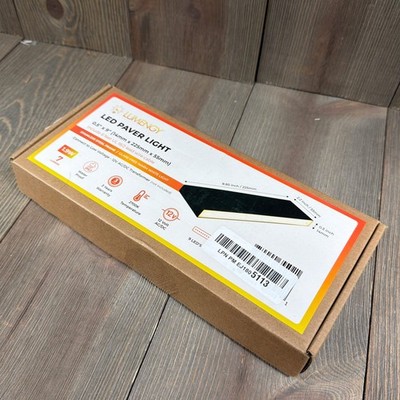 LUMENGY Paver Light Slim 0.5x9 Inch Glare-Free Steel Brick Lighting